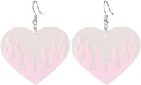 SEALED-Flame Acrylic Earrings for Women