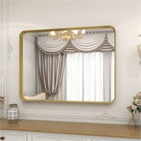 VooBang Gold Deep Frame Bathroom Mirror