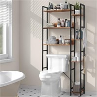 SEALED-Mass-Storage Toilet Shelf with Hooks