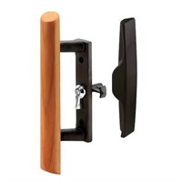 Black Sliding Glass Door Handle Set