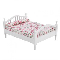 WFF1687  OTVIAP Doll Double Bed Flower Mini Bed