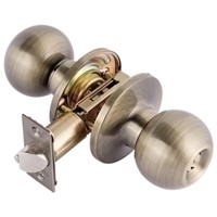 R9034  TOLEDO Avila Antique Brass Door Knob Lockse