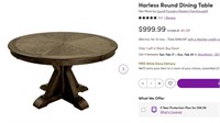 WR1048 Harless Round Dining Table