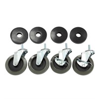 R9201  HDX 4 in. Industrial Casters with Bumper 4