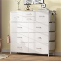 WFF2034  GIKPAL 10 Drawer Dresser White