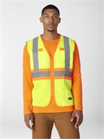 R9112  Dickies Hi-Vis Synthetic Vest Class 2