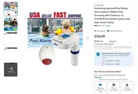 WFF1094  IC ICLOVER Pool Safety Alarm Solar Power