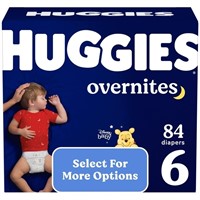 WFF2079  Huggies Overnites Size 6 84 Ct.
