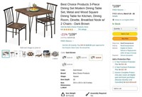 W3238  Best Choice Products Dining Set 28 Table -