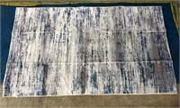 FM4323 3x5 Small Soft Indoor Carpet Gray Blue