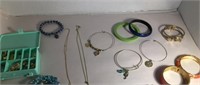 MIXED JEWELRY LOT, SEE ALL PHOTOS