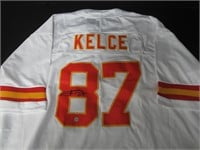 Travis Kelce Signed Chiefs White Jersey W/Coa