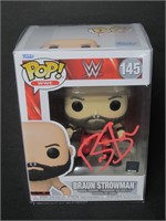 Braun Strowman WWE signed Funko Pop COA