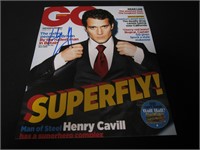 Henry Cavill signed magazine COA