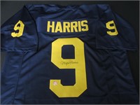 Major Harris WV signed jersey COA