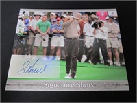 Stephen Ames UD SP Signature Shots Card Jumbo