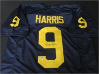 Major Harris WV signed jersey COA
