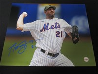 Max Scherzer Mets signed 8x10 photo COA