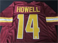 Sam Howell Commanders signed jersey COA