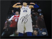 Ben Simmons 76ers signed 8x10 photo COA