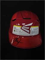 Mike Trout Angels signed helmet COA