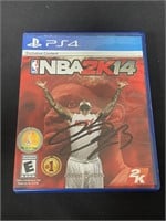 LeBron Signed NBA 2K Game Cover RCA COA