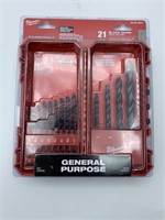 Milwaukee 21 piece drill bit set