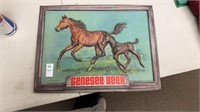 Genesee horse beer sign