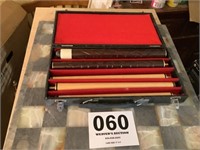 New pool cue stick with case