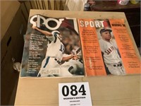 Too early sport magazines, one with Willie Mays