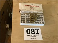 Partial box of Winchester, 45, auto 230 grain