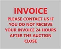 If you do not receive invoice 24 hours after t