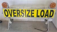Truck Mounted Oversize Load Sign w/ Light Bar