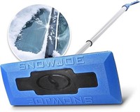 Snow Joe SJBLZD Telescoping Snow Broom with Ice Sc