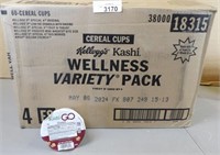 60 Cereal Cups Kelloggs Kashi Variety Pack