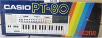 Vintage Rom Casio Pt-80 Electric Keyboard