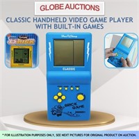 CLASSIC HANDHELD VIDEO GAME PLAYER(BUILT-IN GAMES)