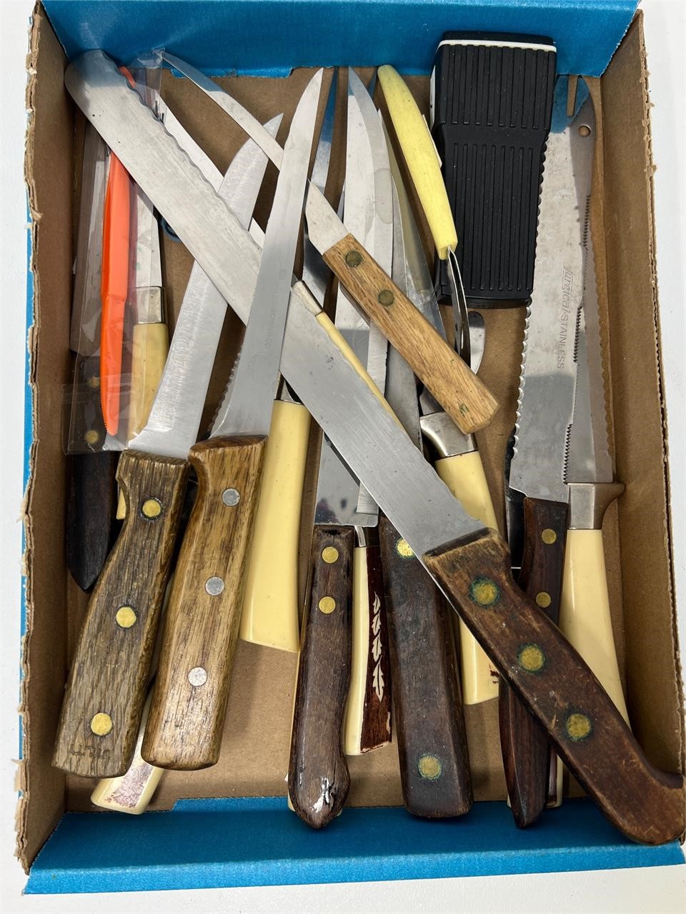 Box of Vintage Knives Some German