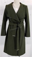 $900 Ted Baker Ladies Sz1 Wool/Cashmere Coat NEW