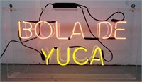 Neon Sign "Bola De Yuca" 3ft x 19.5"