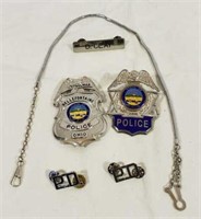 *** Police Character Personals - Badges, Pins etc
