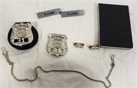 *** Police Character Personals - Badge, Pins etc
