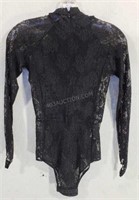 $380 NWT J Koo Ladies Sz XS Lace Bodysuit