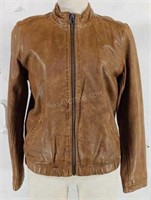 $449 NWT Lucky Brand Ladies Sz M Leather Jacket