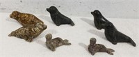 7 Soap Stone Seals