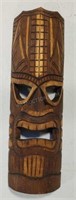 Carved Wood Tiki Mask 6" x 20"