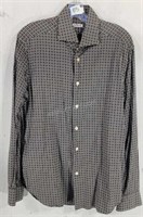 $300 Eton Mens Sz L Cotton Shirt