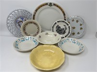 Vintage Lilly Hotel Plate, Small Bowls