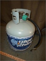 Steel 20lb Propane Gas Cylinder w/ Regulator Hose