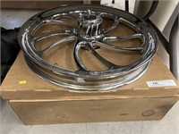 22 Inch Polished Motorcycle Rim